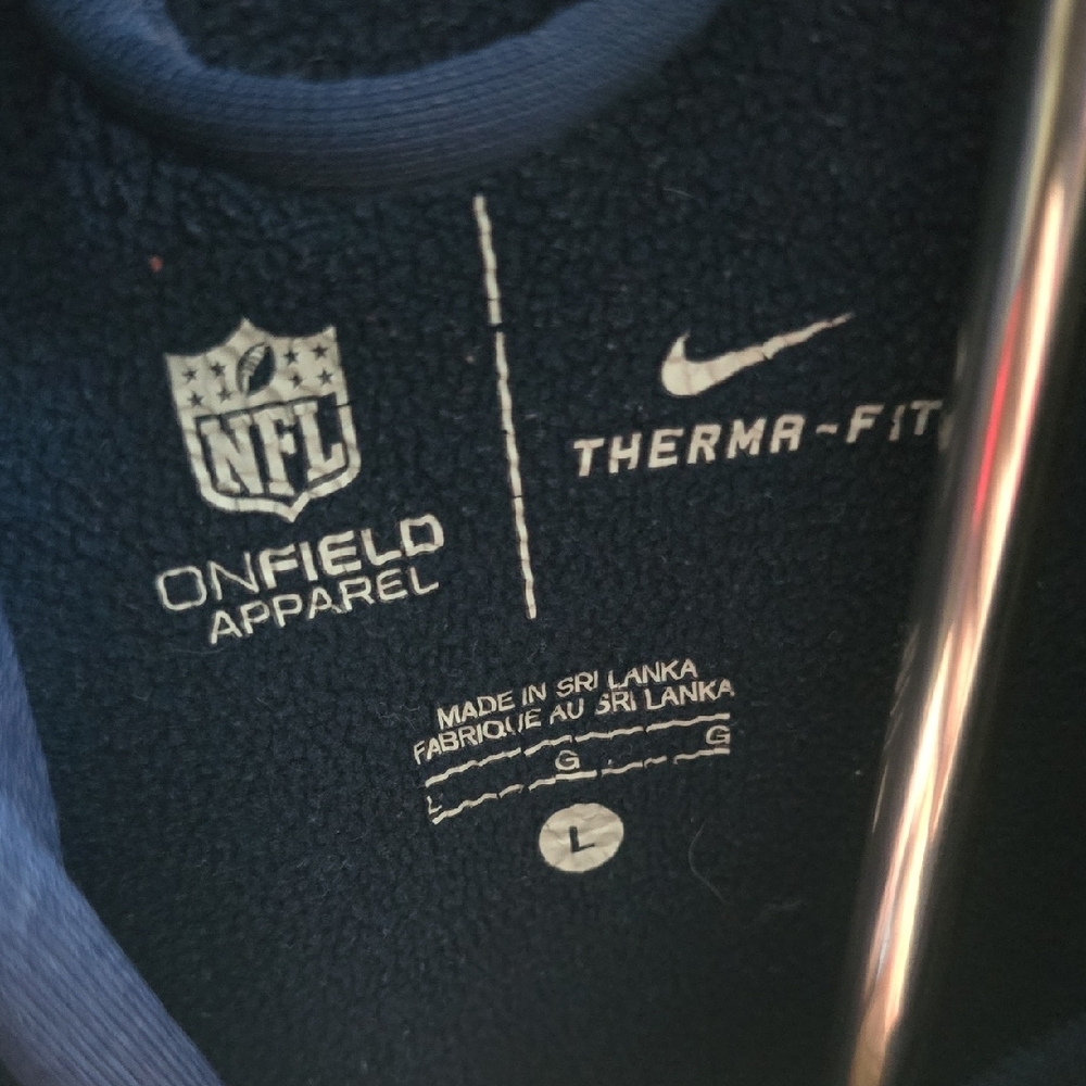 Nike Navy Blue Chargers Thera Fit Hoodie - Picture 7 of 7
